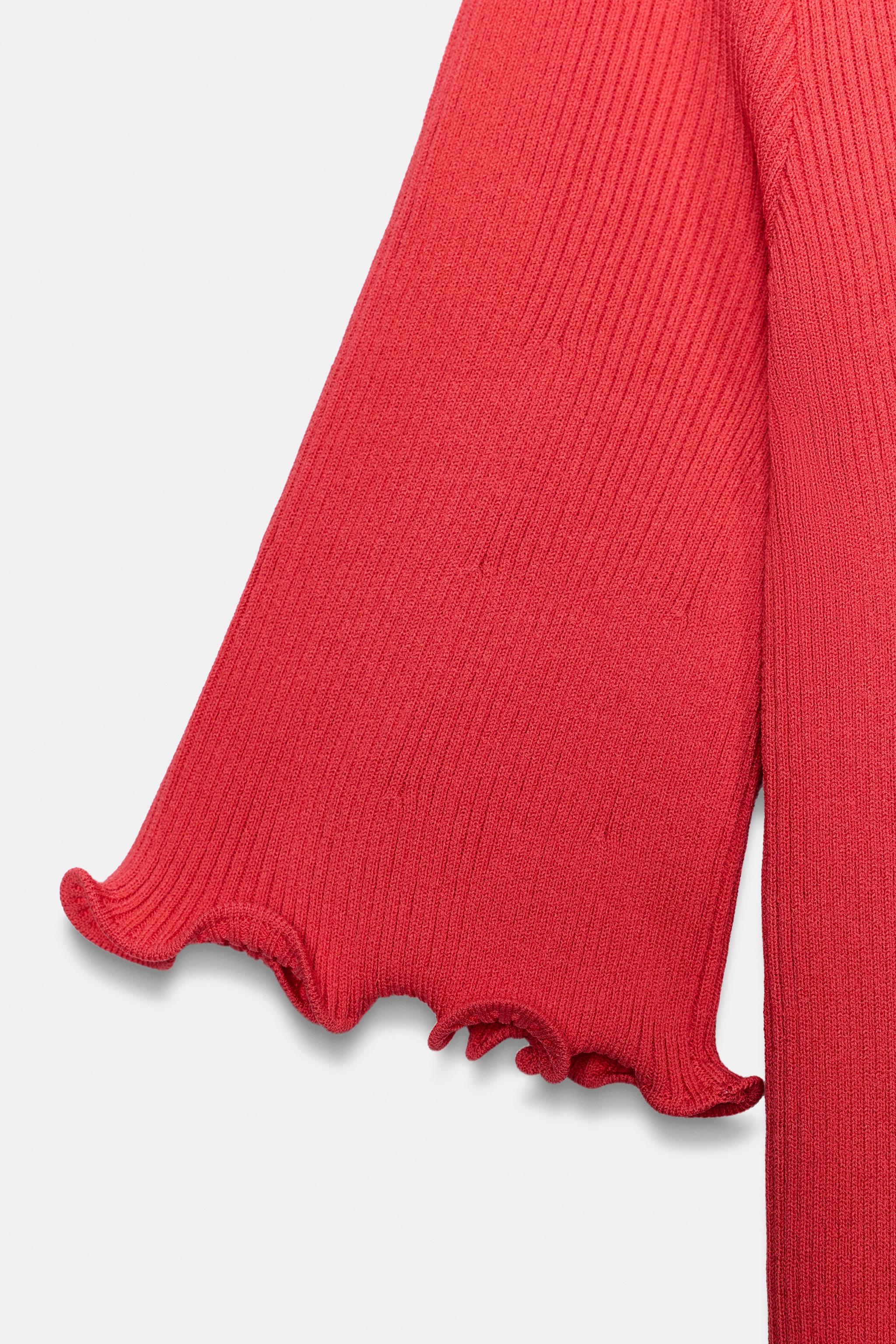 SHORT RIB KNIT DRESS